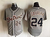 Detroit Tigers #24 Miguel Cabrera Gray 2016 Flexbase Collection Stitched Jersey,baseball caps,new era cap wholesale,wholesale hats