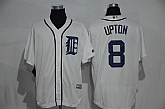 Detroit Tigers #8 Justin Upton Cream New Cool Base Stitched Baseball Jersey,baseball caps,new era cap wholesale,wholesale hats