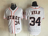 Houston Astros #34 Nolan Ryan White 2016 Flexbase Collection Stitched Jersey,baseball caps,new era cap wholesale,wholesale hats