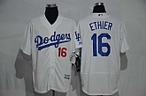 Los Angeles Dodgers #16 Andre Ethier White 2016 Flexbase Collection Stitched Baseball Jersey,baseball caps,new era cap wholesale,wholesale hats