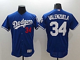 Los Angeles Dodgers #34 Fernando Valenzuela Blue 2016 Flexbase Collection Stitched Jersey,baseball caps,new era cap wholesale,wholesale hats
