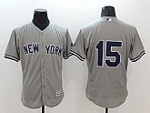 New York Yankees #15 Thurman Munson Gray 2016 Flexbase Collection Stitched Jersey,baseball caps,new era cap wholesale,wholesale hats