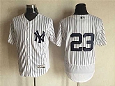 New York Yankees #23 Don Mattingly White Strip 2016 Flexbase Collection Stitched Jersey,baseball caps,new era cap wholesale,wholesale hats