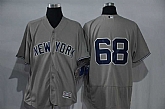 New York Yankees #68 Dellin Betances Gray 2016 Flexbase Collection Stitched Baseball Jersey,baseball caps,new era cap wholesale,wholesale hats