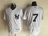 New York Yankees #7 Mickey Mantle White Strip 2016 Flexbase Collection Stitched Jersey,baseball caps,new era cap wholesale,wholesale hats