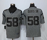 Nike Limited Carolina Panthers #58 Davis SR Gray Men's Gridiron Gray Stitched NFL Jersey,baseball caps,new era cap wholesale,wholesale hats