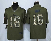Nike Limited St. Louis Rams #16 Goff Green Salute To Service Stitched NFL Jersey,baseball caps,new era cap wholesale,wholesale hats