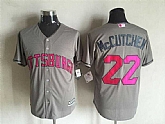 Pittsburgh Pirates #22 Andrew McCutchen Gray Road 2016 Mother's Day Flex Base Stitched Jersey,baseball caps,new era cap wholesale,wholesale hats