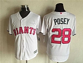 San Francisco Giants #28 Buster Posey White Home 2016 Mother's Day Flex Base Stitched Jersey,baseball caps,new era cap wholesale,wholesale hats