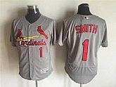 St. Louis Cardinals #1 Ozzie Smith Gray 2016 Flexbase Collection Stitched Baseball Jersey,baseball caps,new era cap wholesale,wholesale hats