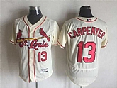 St. Louis Cardinals #13 Matt Carpenter Cream 2016 Flexbase Collection Stitched Baseball Jersey,baseball caps,new era cap wholesale,wholesale hats