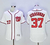 Washington Nationals #37 Stephen Strasburg White 2016 Flexbase Collection Stitched Baseball Jersey,baseball caps,new era cap wholesale,wholesale hats
