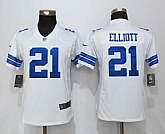 Women Limited Nike Dallas Cowboys #21 Elliott White Stitched NFL Jersey,baseball caps,new era cap wholesale,wholesale hats