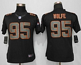 Women Limited Nike Denver Broncos #95 Wolfe Impact Black Stitched Jersey,baseball caps,new era cap wholesale,wholesale hats