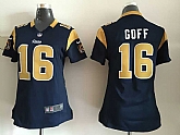 Women Nike St. Louis Rams #16 Jared Goff Navy Blue Stitched NFL Game Jersey,baseball caps,new era cap wholesale,wholesale hats