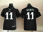 Youth Nike Philadelphia Eagles #11 Carson Wentz Black Stitched NFL Game Jersey,baseball caps,new era cap wholesale,wholesale hats