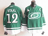 Carolina Hurricanes #12 E.Staal Green Stitched NHL Jersey,baseball caps,new era cap wholesale,wholesale hats