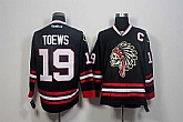 Chicago Blackhawks #19 Jonathan Toews New Black Stitched NHL Jersey,baseball caps,new era cap wholesale,wholesale hats