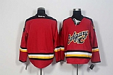 Men Calgary Flames Customized Red Stitched NHL Jersey,baseball caps,new era cap wholesale,wholesale hats