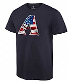 Men's Arizona Diamondbacks Navy Banner Wave T-Shirt,baseball caps,new era cap wholesale,wholesale hats