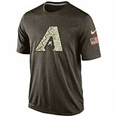Men's Arizona Diamondbacks Salute To Service Nike Dri-FIT T-Shirt,baseball caps,new era cap wholesale,wholesale hats