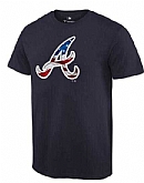 Men's Atlanta Braves Navy Banner Wave T-Shirt,baseball caps,new era cap wholesale,wholesale hats