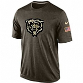 Men's Chicago Bears Salute To Service Nike Dri-FIT T-Shirt,baseball caps,new era cap wholesale,wholesale hats