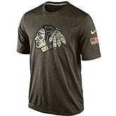 Men's Chicago Blackhawks Salute To Service Nike Dri-FIT T-Shirt,baseball caps,new era cap wholesale,wholesale hats