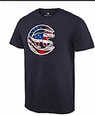 Men's Chicago Cubs Navy Banner Wave T-Shirt,baseball caps,new era cap wholesale,wholesale hats