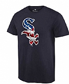 Men's Chicago White Sox Navy Banner Wave T-Shirt,baseball caps,new era cap wholesale,wholesale hats