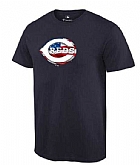 Men's Cincinnati Reds Navy Banner Wave T-Shirt,baseball caps,new era cap wholesale,wholesale hats