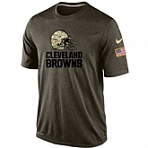 Men's Cleveland Browns Salute To Service Nike Dri-FIT T-Shirt,baseball caps,new era cap wholesale,wholesale hats