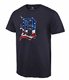 Men's Detroit Tigers Navy Banner Wave T-Shirt,baseball caps,new era cap wholesale,wholesale hats