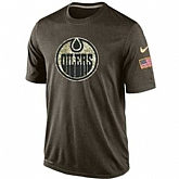 Men's Edmonton Oilers Salute To Service Nike Dri-FIT T-Shirt,baseball caps,new era cap wholesale,wholesale hats