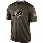 Men's Miami Dolphins Salute To Service Nike Dri-FIT T-Shirt,baseball caps,new era cap wholesale,wholesale hats
