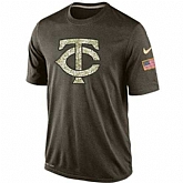 Men's Minnesota Twins Salute To Service Nike Dri-FIT T-Shirt,baseball caps,new era cap wholesale,wholesale hats
