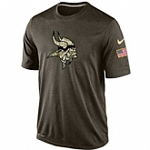 Men's Minnesota Vikings Salute To Service Nike Dri-FIT T-Shirt,baseball caps,new era cap wholesale,wholesale hats
