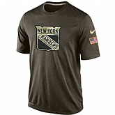 Men's New York Rangers Salute To Service Nike Dri-FIT T-Shirt,baseball caps,new era cap wholesale,wholesale hats