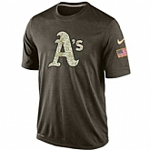 Men's Oakland Athletics Salute To Service Nike Dri-FIT T-Shirt,baseball caps,new era cap wholesale,wholesale hats
