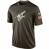 Men's Phoenix Coyotes Salute To Service Nike Dri-FIT T-Shirt,baseball caps,new era cap wholesale,wholesale hats