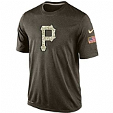 Men's Pittsburgh Pirates Salute To Service Nike Dri-FIT T-Shirt,baseball caps,new era cap wholesale,wholesale hats