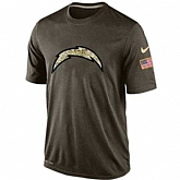 Men's San Diego Chargers Salute To Service Nike Dri-FIT T-Shirt,baseball caps,new era cap wholesale,wholesale hats