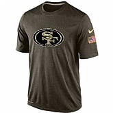Men's San Francisco 49ers Salute To Service Nike Dri-FIT T-Shirt,baseball caps,new era cap wholesale,wholesale hats