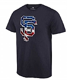 Men's San Francisco Giants Navy Banner Wave T-Shirt,baseball caps,new era cap wholesale,wholesale hats