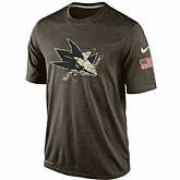 Men's San Jose Sharks Salute To Service Nike Dri-FIT T-Shirt,baseball caps,new era cap wholesale,wholesale hats
