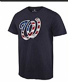 Men's Washington Nationals Navy Banner Wave T-Shirt,baseball caps,new era cap wholesale,wholesale hats