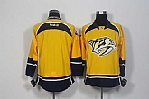 Nashville Predators Blank Yellow Stitched NHL Jersey,baseball caps,new era cap wholesale,wholesale hats