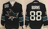 San Jose Sharks #88 Brent Burns Black Stitched NHL Jersey,baseball caps,new era cap wholesale,wholesale hats