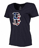 Women's Boston Red Sox Navy Plus Sizes Banner Wave T-Shirt,baseball caps,new era cap wholesale,wholesale hats