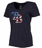 Women's Tampa Bay Rays Navy Plus Sizes Banner Wave T-Shirt,baseball caps,new era cap wholesale,wholesale hats